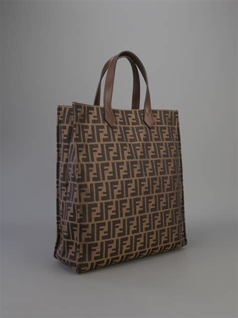 sac fendi zucca|fendi zucca shopper tote.